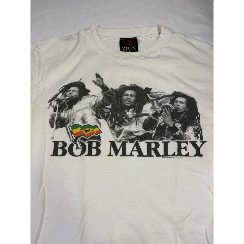 VTG 2007 Zion Bob Marley Ky-Mani Marley T Shirt Lot 2 Medium Rootswear Reggae